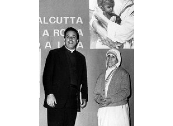 Padre Girardi e Madre Teresa di Calcutta